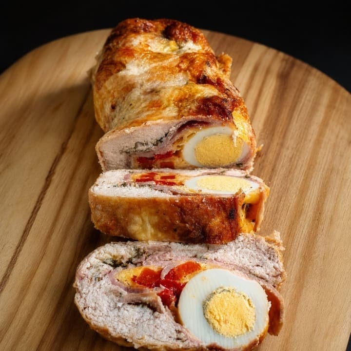 Arrollado de pollo